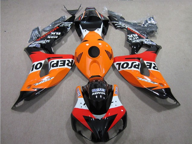 CBR 1000 RR 2006-2007 Motorrad Verkleidungen - Orange Repsol CBR 1000 RR 2006-2007 Motorrad Verkleidungen - Orange Repsol