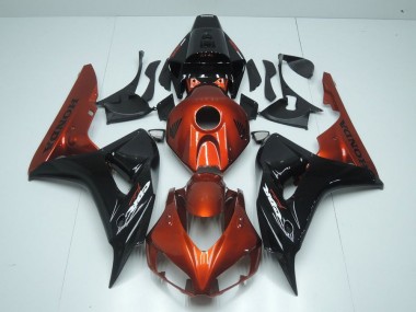 CBR 1000 RR 2006-2007 Motorrad Verkleidungen - Orange und Schwarz