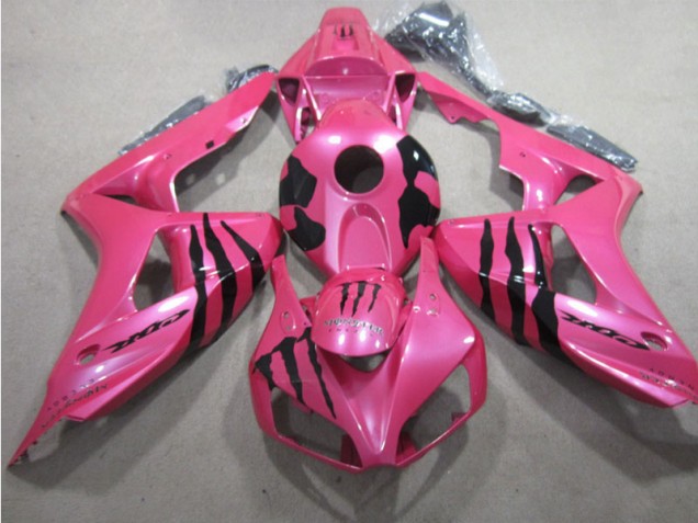 CBR 1000 RR 2006-2007 Motorrad Verkleidungen - Rosa Schwarz Monster CBR 1000 RR 2006-2007 Motorrad Verkleidungen - Rosa Schwarz Monster