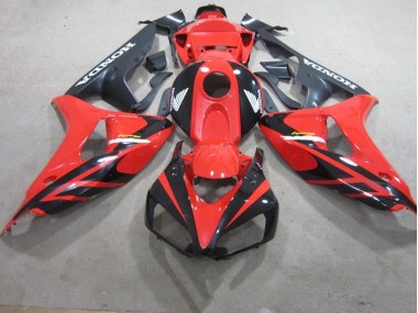 CBR 1000 RR 2006-2007 Motorrad Verkleidungen - Rot Schwarz Fireblade