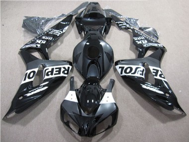 CBR 1000 RR 2006-2007 Motorrad Verkleidungen - Schwarz Repsol