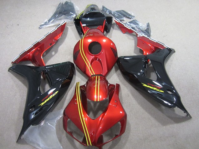 CBR 1000 RR 2006-2007 Motorrad Verkleidungen - Schwarz Rot Gelb CBR 1000 RR 2006-2007 Motorrad Verkleidungen - Schwarz Rot Gelb