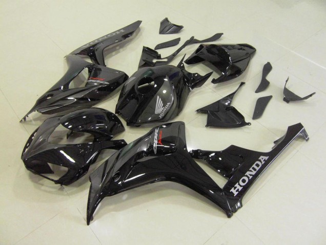 CBR 1000 RR 2006-2007 Motorrad Verkleidungen - Schwarz Silber CBR 1000 RR 2006-2007 Motorrad Verkleidungen - Schwarz Silber