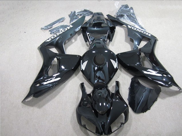 CBR 1000 RR 2006-2007 Motorrad Verkleidungen - Schwarz Weiß Aufkleber CBR 1000 RR 2006-2007 Motorrad Verkleidungen - Schwarz Weiß Aufkleber