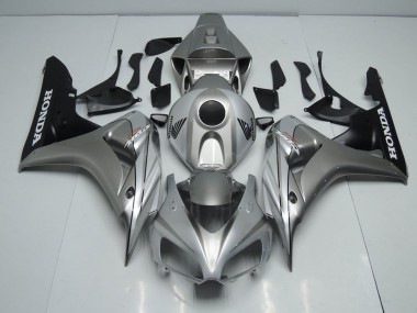 CBR 1000 RR 2006-2007 Motorrad Verkleidungen - Silber Grau