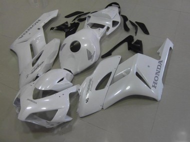 CBR 1000 RR 2006-2007 Motorrad Verkleidungen - Weiß mit Silber Aufkleber