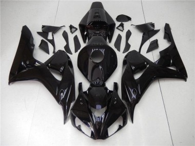 CBR 1000 RR 2006-2007 Motorrad Vollverkleidung - Glänzend Schwarz