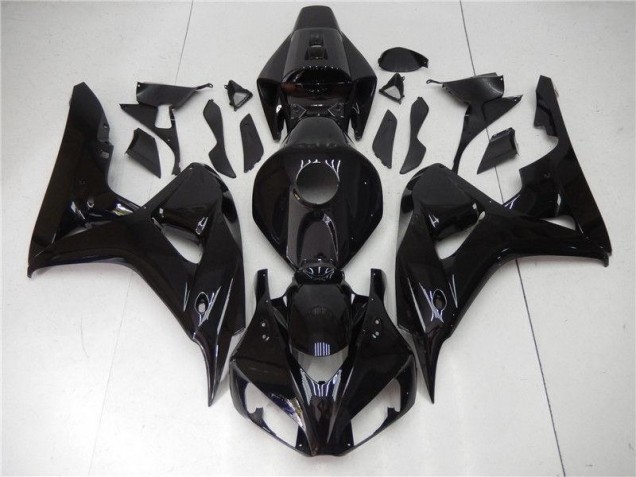 CBR 1000 RR 2006-2007 Motorrad Vollverkleidung - Glänzend Schwarz CBR 1000 RR 2006-2007 Motorrad Vollverkleidung - Glänzend Schwarz