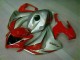 CBR 1000 RR 2008-2011 Motorrad Verkleidung - Rot Silber