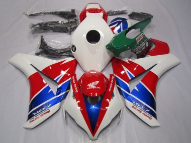 CBR 1000 RR 2008-2011 Motorrad Verkleidung - Rot Weiß Blau