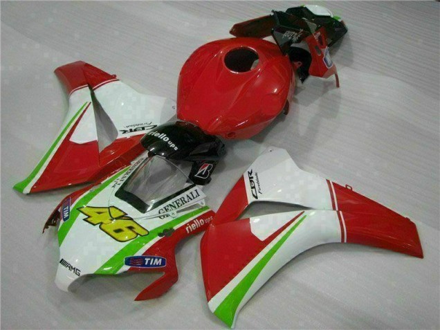CBR 1000 RR 2008-2011 Motorrad Verkleidung - Rot Weiß CBR 1000 RR 2008-2011 Motorrad Verkleidung - Rot Weiß