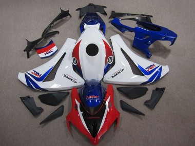 CBR 1000 RR 2008-2011 Motorrad Verkleidung - Weiß Blau Rot HRC