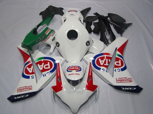 CBR 1000 RR 2008-2011 Motorrad Verkleidung - Weiß Rot PATA CBR 1000 RR 2008-2011 Motorrad Verkleidung - Weiß Rot PATA