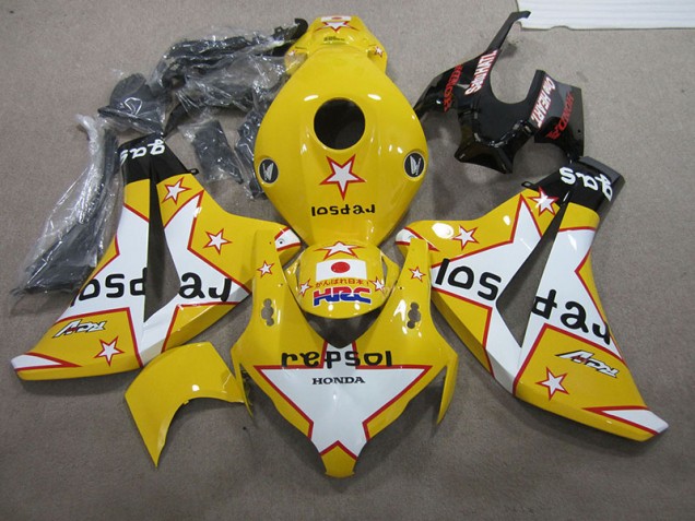 CBR 1000 RR 2008-2011 Motorrad Verkleidungen - Gelb Repsol HRC CBR 1000 RR 2008-2011 Motorrad Verkleidungen - Gelb Repsol HRC