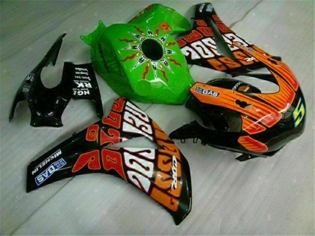CBR 1000 RR 2008-2011 Motorrad Verkleidungen - Grün Orange CBR 1000 RR 2008-2011 Motorrad Verkleidungen - Grün Orange