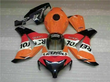 CBR 1000 RR 2008-2011 Motorrad Verkleidungen - Orange Repsol