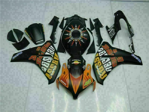 CBR 1000 RR 2008-2011 Motorrad Verkleidungen - Orange Schwarz CBR 1000 RR 2008-2011 Motorrad Verkleidungen - Orange Schwarz