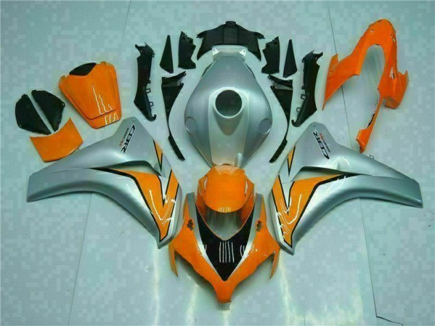 CBR 1000 RR 2008-2011 Motorrad Verkleidungen - Orange Silber CBR 1000 RR 2008-2011 Motorrad Verkleidungen - Orange Silber