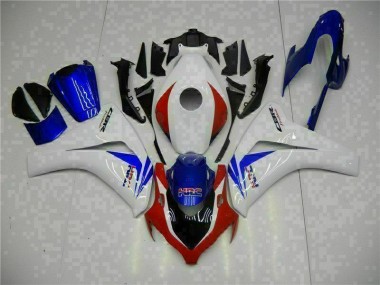 CBR 1000 RR 2008-2011 Motorrad Verkleidungen & Plastik - Weiß Blau