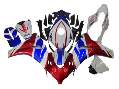 CBR 1000 RR 2008-2011 Motorrad Verkleidungen - Rot Blau Weiß
