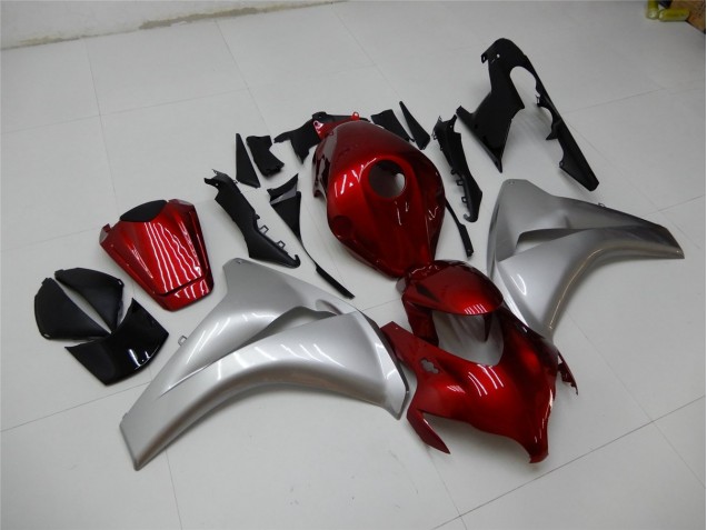 CBR 1000 RR 2008-2011 Motorrad Verkleidungen - Rot Silber CBR 1000 RR 2008-2011 Motorrad Verkleidungen - Rot Silber