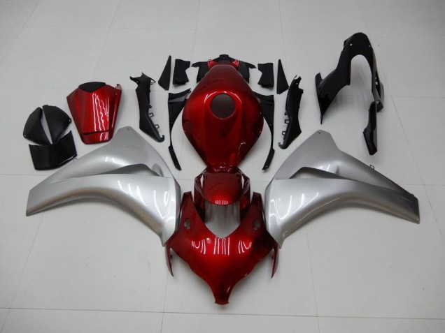 CBR 1000 RR 2008-2011 Motorrad Verkleidungen - Rot Silber CBR 1000 RR 2008-2011 Motorrad Verkleidungen - Rot Silber