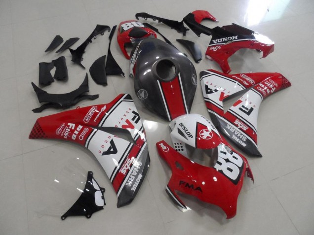 CBR 1000 RR 2008-2011 Motorrad Verkleidungen - Rot und Grau Fma CBR 1000 RR 2008-2011 Motorrad Verkleidungen - Rot und Grau Fma