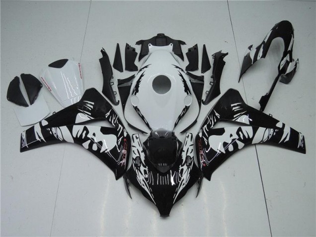 CBR 1000 RR 2008-2011 Motorrad Verkleidungen - Schwarz Weiß CBR 1000 RR 2008-2011 Motorrad Verkleidungen - Schwarz Weiß