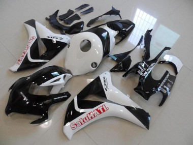 CBR 1000 RR 2008-2011 Motorrad Verkleidungen - Schwarz Weißes Satuhati