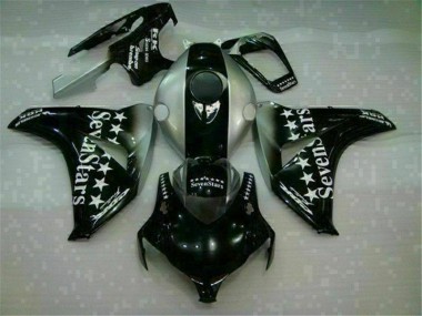 CBR 1000 RR 2008-2011 Motorrad Verkleidungen - Schwarze SevenStars