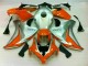 CBR 1000 RR 2008-2011 Motorrad Verkleidungen - Silber Orange CBR 1000 RR 2008-2011 Motorrad Verkleidungen - Silber Orange