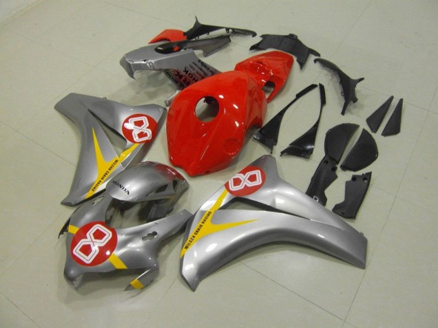 CBR 1000 RR 2008-2011 Motorrad Verkleidungen - Silber Rot 8 CBR 1000 RR 2008-2011 Motorrad Verkleidungen - Silber Rot 8