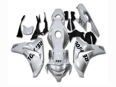 CBR 1000 RR 2008-2011 Motorrad Verkleidungen - Silber Weiß Repsol