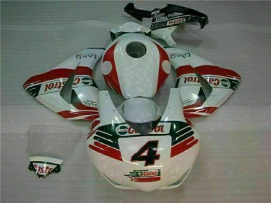 CBR 1000 RR 2008-2011 Motorrad Verkleidungen - Weiß Castrol 4