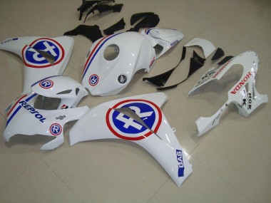 CBR 1000 RR 2008-2011 Motorrad Verkleidungen - Weiß Repsol