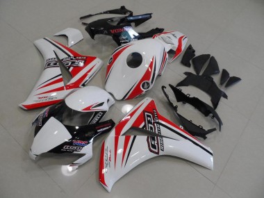 CBR 1000 RR 2008-2011 Motorrad Verkleidungen - Weiß Rot HRC