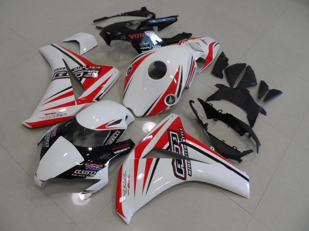 CBR 1000 RR 2008-2011 Motorrad Verkleidungen - Weiß Rot HRC CBR 1000 RR 2008-2011 Motorrad Verkleidungen - Weiß Rot HRC