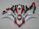 CBR 1000 RR 2008-2011 Motorrad Verkleidungen - Weiß Rot CBR 1000 RR 2008-2011 Motorrad Verkleidungen - Weiß Rot