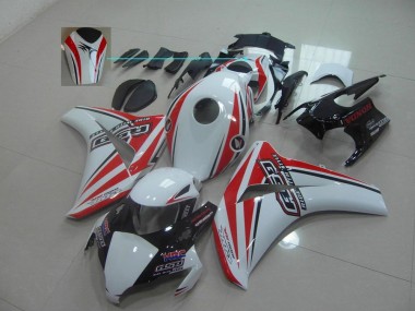 CBR 1000 RR 2008-2011 Motorrad Verkleidungen - Weiß Rot Rsd