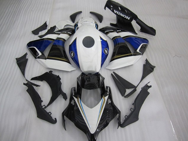 CBR 1000 RR 2008-2011 Motorrad Verkleidungen - Weiß Schwarz Blau CBR 1000 RR 2008-2011 Motorrad Verkleidungen - Weiß Schwarz Blau