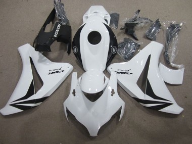 CBR 1000 RR 2008-2011 Motorrad Verkleidungen - Weiß Schwarz Fireblade