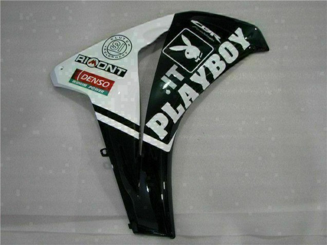 CBR 1000 RR 2008-2011 Motorrad Verkleidungen - Weiß Schwarz Playboy CBR 1000 RR 2008-2011 Motorrad Verkleidungen - Weiß Schwarz Playboy