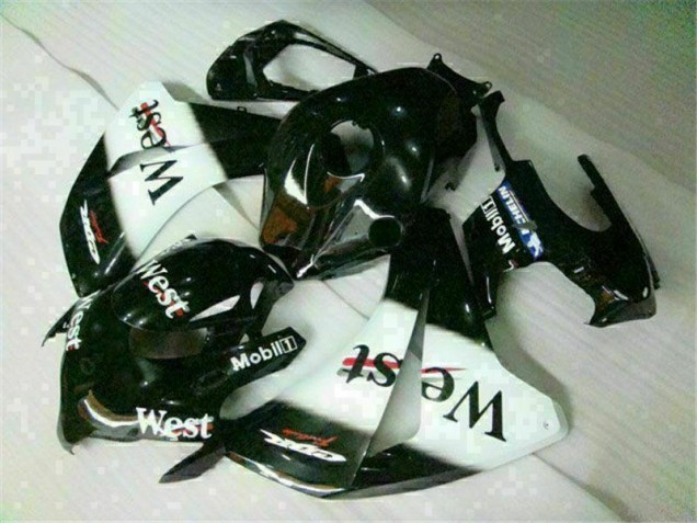 CBR 1000 RR 2008-2011 Motorrad Verkleidungen - Weiß Schwarz West CBR 1000 RR 2008-2011 Motorrad Verkleidungen - Weiß Schwarz West