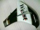 CBR 1000 RR 2008-2011 Motorrad Verkleidungen - Weiß Schwarz West CBR 1000 RR 2008-2011 Motorrad Verkleidungen - Weiß Schwarz West