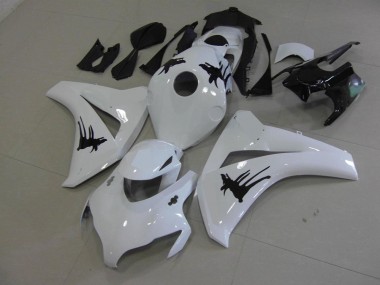 CBR 1000 RR 2008-2011 Motorrad Verkleidungen - Weiß mit Besonders Aufkleber