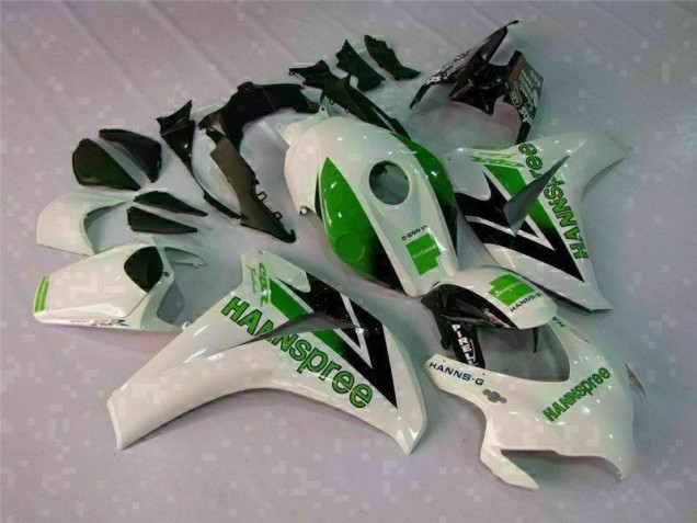 CBR 1000 RR 2008-2011 Motorrad Vollverkleidung - Grün Weiß CBR 1000 RR 2008-2011 Motorrad Vollverkleidung - Grün Weiß