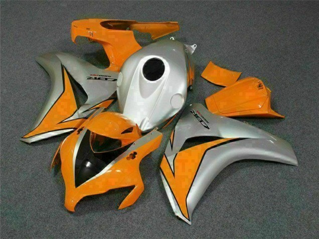CBR 1000 RR 2008-2011 Motorrad Vollverkleidung - Orange Silber CBR 1000 RR 2008-2011 Motorrad Vollverkleidung - Orange Silber