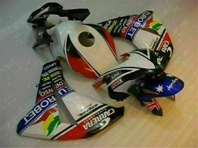 CBR 1000 RR 2008-2011 Motorrad Vollverkleidung - Weiß Blau CBR 1000 RR 2008-2011 Motorrad Vollverkleidung - Weiß Blau