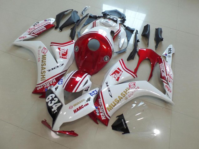 CBR 1000 RR 2012-2016 Motorrad Verkleidungen - Rot Musashi CBR 1000 RR 2012-2016 Motorrad Verkleidungen - Rot Musashi