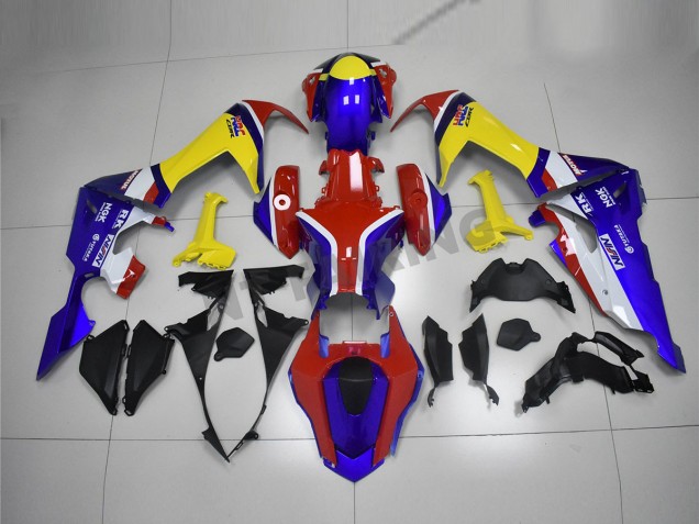CBR 1000 RR 2017-2023 Motorrad Verkleidungen - Blau Gelb Rot CBR 1000 RR 2017-2023 Motorrad Verkleidungen - Blau Gelb Rot